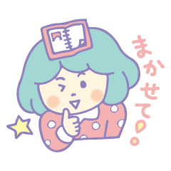 [LINEスタンプ] Maki × さとみジャーナル