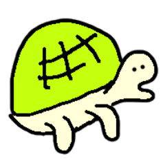 [LINEスタンプ] かめさんボーっと過ごす