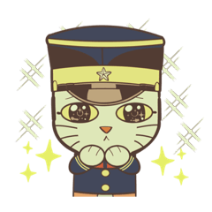[LINEスタンプ] 可愛い兵隊さん