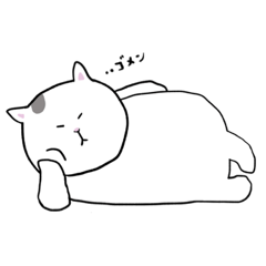 [LINEスタンプ] シロ猫しーちゃん