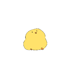 [LINEスタンプ] ゆるかわもちころひよこ