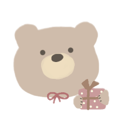 [LINEスタンプ] Simple Bear*3