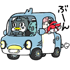 [LINEスタンプ] いくぞ！おでかけ！