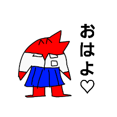 [LINEスタンプ] 鳥残された淡い青春