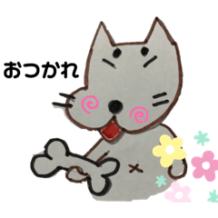 [LINEスタンプ] ブサ柴と猫