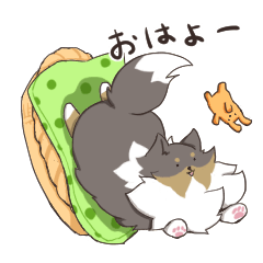 [LINEスタンプ] ちびシェルティ(トライカラー)