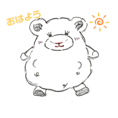 [LINEスタンプ] rd art  優しい羊