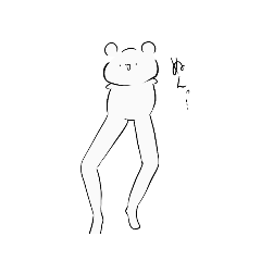 [LINEスタンプ] クマみたいなハムスタンプ☆