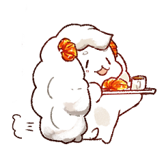 [LINEスタンプ] クロワッサンひつじのサンちゃん2