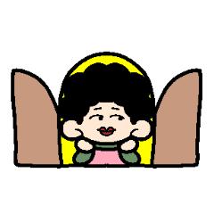 [LINEスタンプ] まどをあけるあけみさんスタンプ