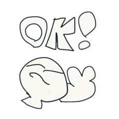 [LINEスタンプ] なんでもない白黒落書きスタンプ