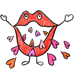 [LINEスタンプ] LIPSMONSTER