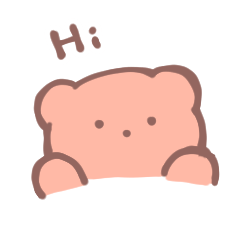 [LINEスタンプ] ぴんくのこぐま