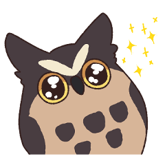 [LINEスタンプ] ミミズクみたいなスタンプ