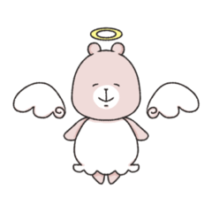 [LINEスタンプ] ほほえみくまさん