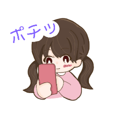 [LINEスタンプ] 赤推しツインの推し事①