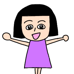 [LINEスタンプ] おかっぱのみーこ