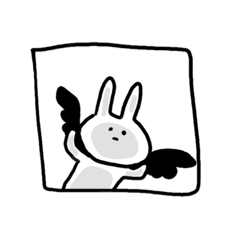 [LINEスタンプ] 堕天使うさぎ 2