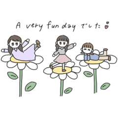 [LINEスタンプ] 愉快な3人の日常