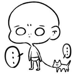 [LINEスタンプ] のーへあーくん