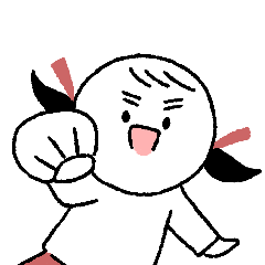 [LINEスタンプ] すごく元気すぎる娘のスタンプ Vol-up！！