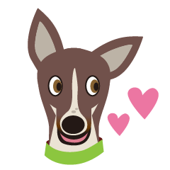 [LINEスタンプ] 看板犬のごあいさつ