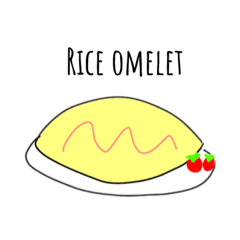 [LINEスタンプ] ご飯ver.
