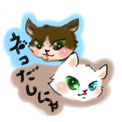 [LINEスタンプ] 手書き風『猫スタンプ』