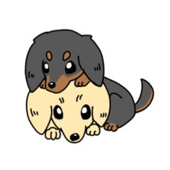 [LINEスタンプ] ふたごだっくすサクとサラ