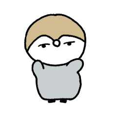 [LINEスタンプ] シュールなぺんぎん1