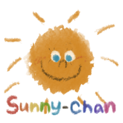 [LINEスタンプ] Sunny-chan つかえるKawaiiすたんぷ