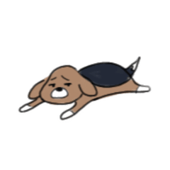 [LINEスタンプ] ビーグル犬 ピノ