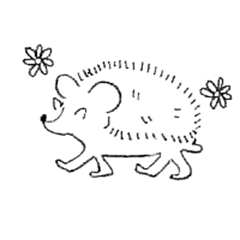 [LINEスタンプ] Happy Hedgehog: ミスター・ミートボール