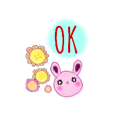 [LINEスタンプ] はなうさ。