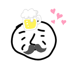 [LINEスタンプ] 酒好きオッサン