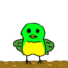 [LINEスタンプ] 鳥のミーちゃんスタンプ