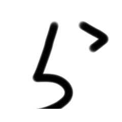 [LINEスタンプ] LINEを大きな文字で5