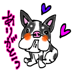 [LINEスタンプ] ゆるゆる ふれんちぶるどっぐ