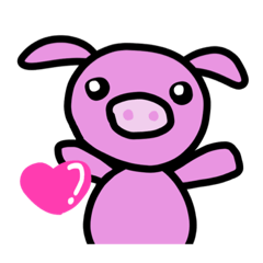 [LINEスタンプ] ぶたさんとさぶろう