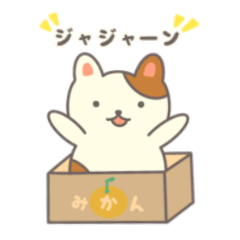 [LINEスタンプ] ほんわか猫の1日