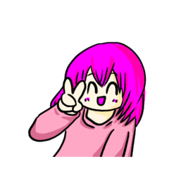 [LINEスタンプ] とてもとてもかわいい女の子2
