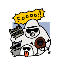 [LINEスタンプ] モンスターストリート