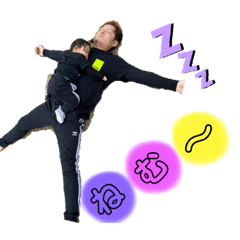 [LINEスタンプ] るあんことらきら