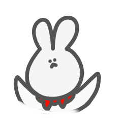 [LINEスタンプ] うさぱんまん