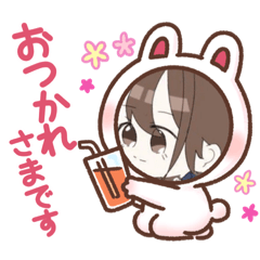 [LINEスタンプ] あーちゃんとりなの部屋