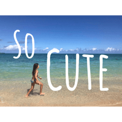[LINEスタンプ] Hawaii Life So Beautiful
