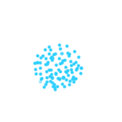 [LINEスタンプ] 点集中