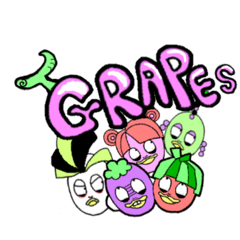 [LINEスタンプ] GRAPES  plus
