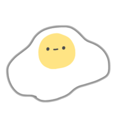 [LINEスタンプ] 無気力なめだまやき