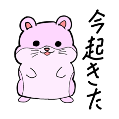 [LINEスタンプ] 専業主婦になりたいハムちゃん